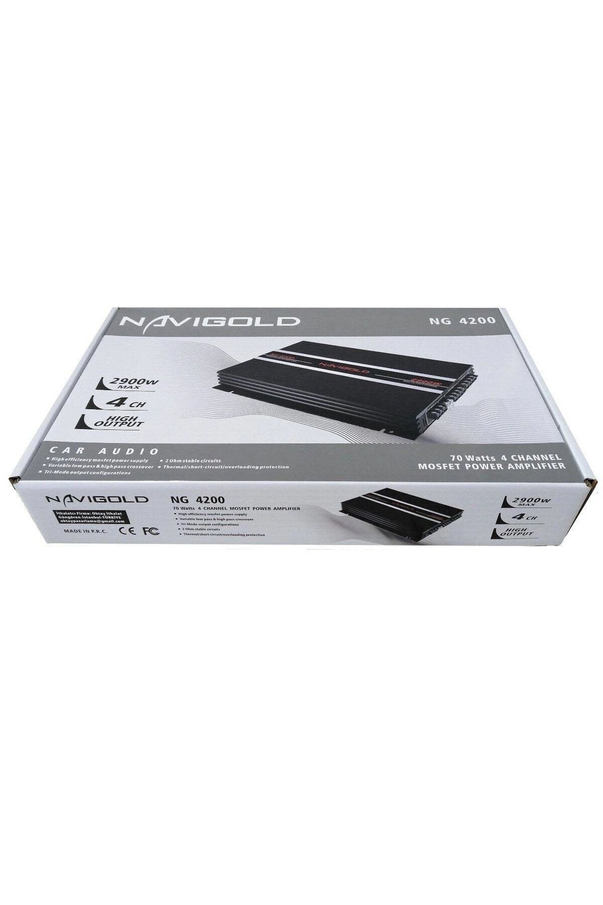 Navigold NG-4200 4 Kanal Anfi 70W RMS 2900W